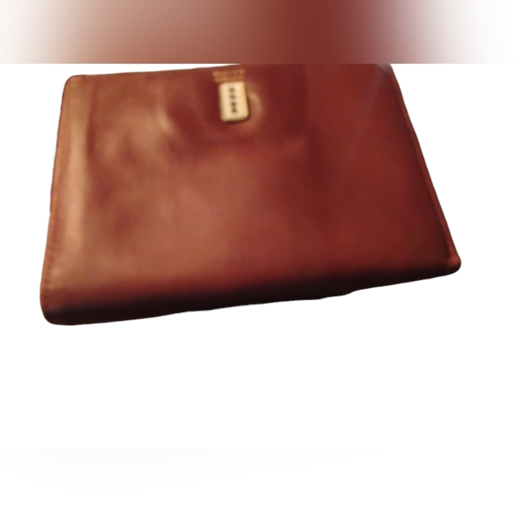 vintage Rolfs Brown Leather Wallet With Kisslock - Picture 6 of 11